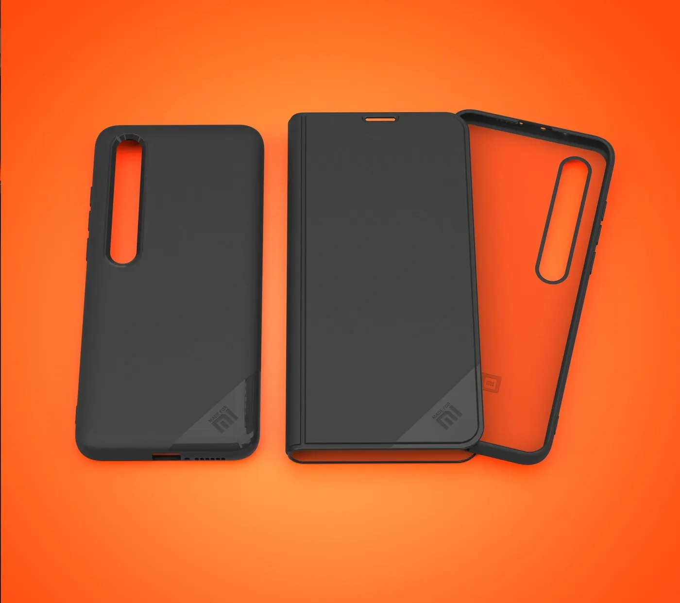 Coque, folio et bumper Made for Xiaomi sur fond orange